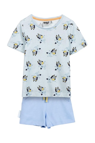 T-shirt e calções Bluey - Azul-celeste