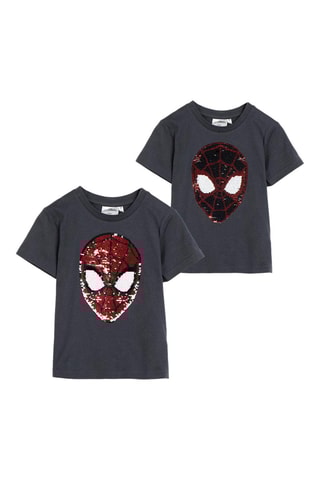 T-shirt Homem-Aranha Os Vingadores Marvel - Cinzento-escuro