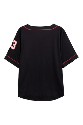 T-shirt de Baseball Marvel - Preto