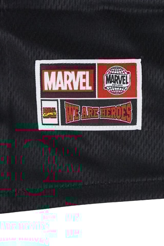 T-shirt de Baseball Marvel - Preto
