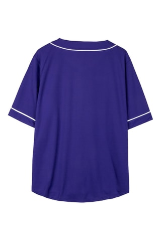 T-shirt de Baseball O Estranho Natal do Sr. Jack Disney - Malva