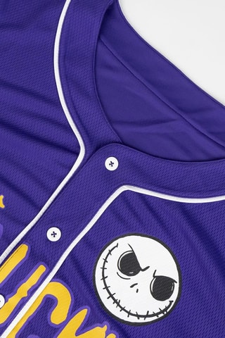T-shirt de Baseball O Estranho Natal do Sr. Jack Disney - Malva