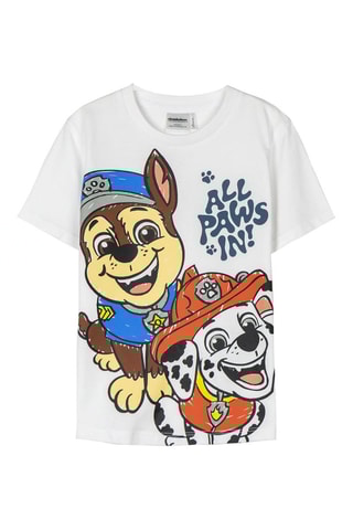 T-shirt Patrulha Pata Branco