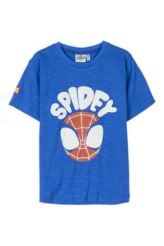 T-shirt Homem-Aranha Os Vingadores Marvel Azul-elétrico