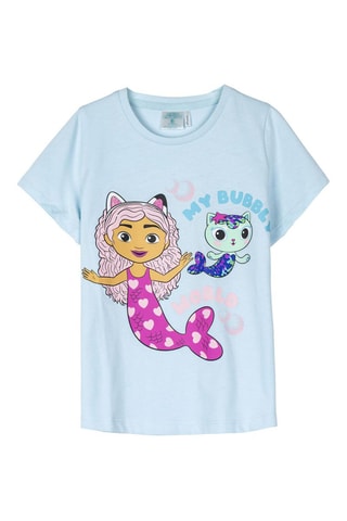 T-shirt Gabby e a Casa de Bonecas Turquesa