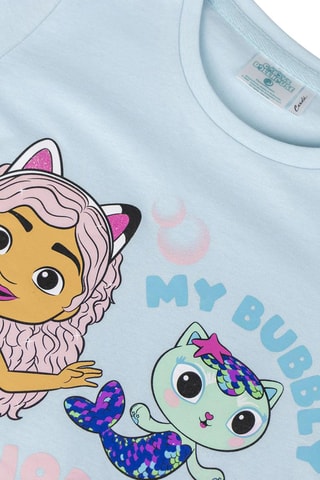 T-shirt Gabby e a Casa de Bonecas Turquesa