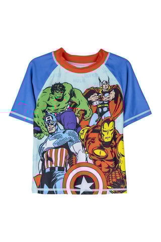 T-shirt de banho Os Vingadores Marvel Azul