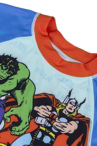 T-shirt de banho Os Vingadores Marvel Azul