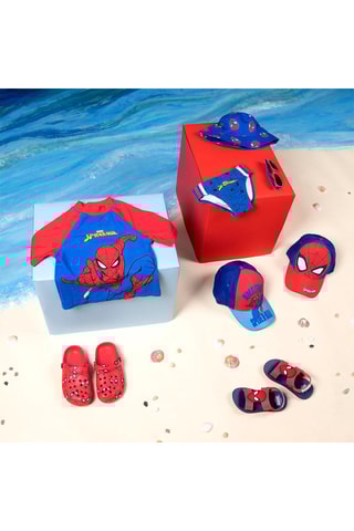 T-shirt de banho Homem-Aranha Os Vingadores Marvel - Azul-escuro