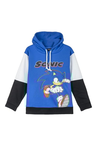 Sweat com capuz Sonic - Azul-real