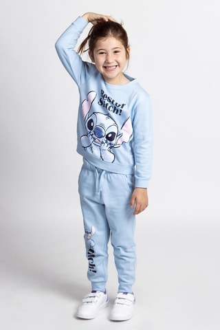 Sweat e calças de treino Stich Lilo e Stich Disney - Azul-claro