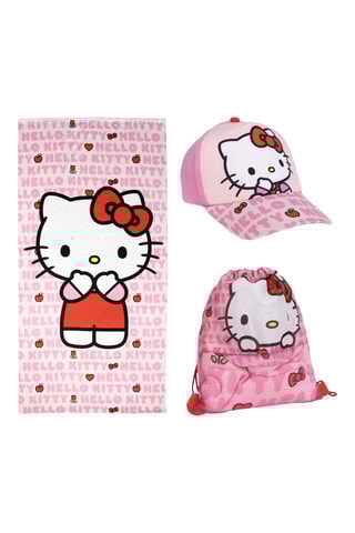 Conjunto 3 peças Hello Kitty Sanrio - Rosa