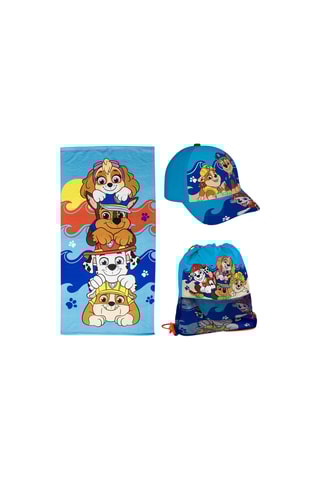 Conjunto 3 peças Patrulha Pata - Azul-celeste