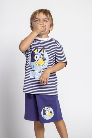 T-shirt e calções Bluey Azul