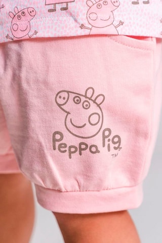 T-shirt e calções Porquinha Peppa Rosa
