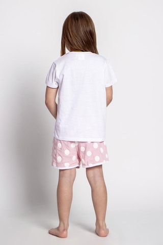 T-shirt e calções Minnie Disney Branco e rosa