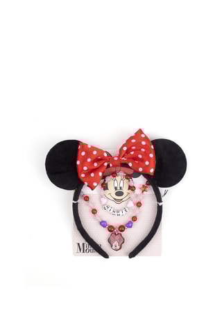 Conjunto 3 peças Minnie - Disney Vermelho e preto