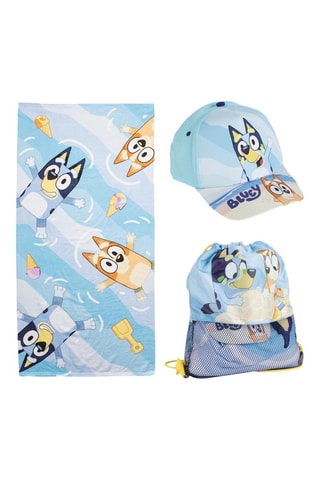 Conjunto de 3 peças Bluey e Bingo Bluey - Azul
