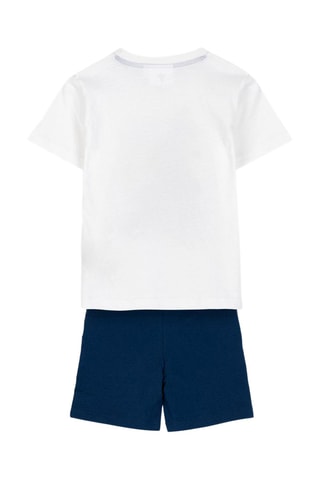 T-shirt e calções Homem-Aranha Os Vingadores Marvel - Branco e azul-marinho