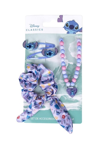 Conjunto 4 peças Lilo e Stitch - Disney Malva e azul-claro