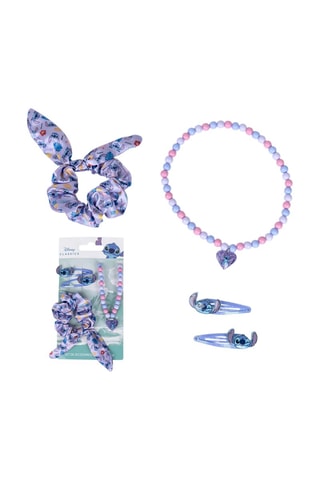 Conjunto 4 peças Lilo e Stitch - Disney Malva e azul-claro