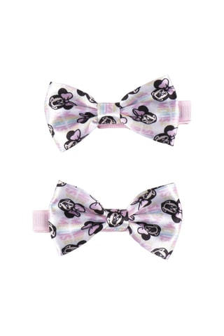 2 molas e elástico para o cabelo Minnie Disney - Rosa