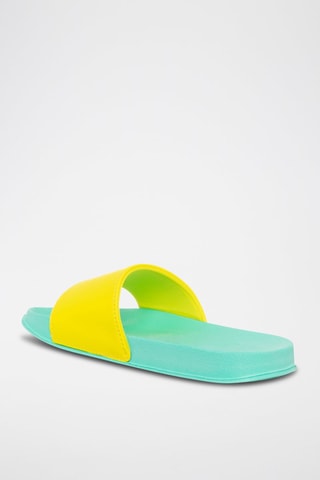 Chinelos Azul e amarelo