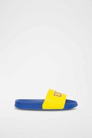 Chinelos Azul e amarelo