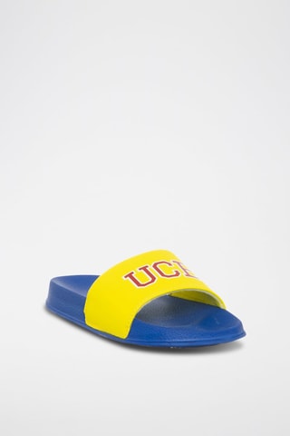 Chinelos Azul e amarelo
