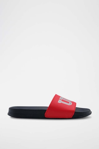 Chinelos Vermelho e preto