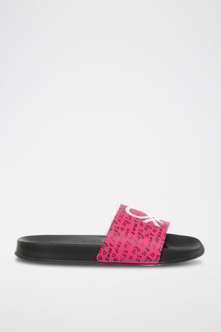 Chinelos Preto e rosa