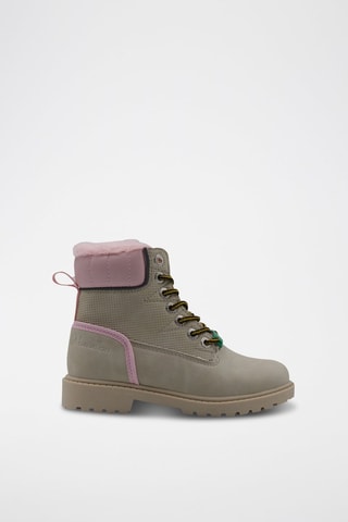 Botins Cinzento e rosa