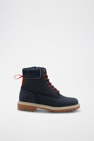 Botins Azul-marinho e laranja