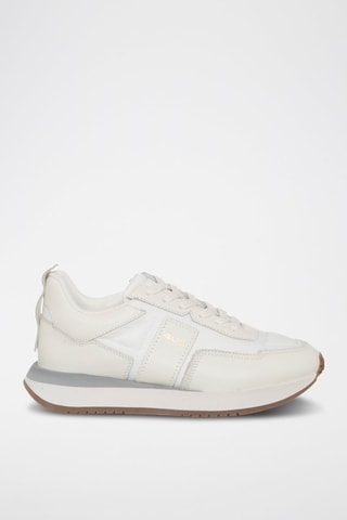 Sneakers em couro Susan - Branco