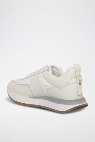 Sneakers em couro Susan - Branco