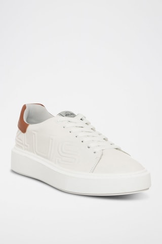 Sneakers Dean - Branco e castanho