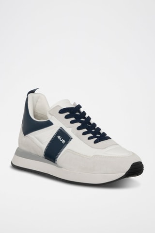 Sneakers Sean - Branco e azul