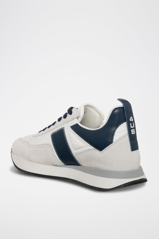 Sneakers Sean - Branco e azul