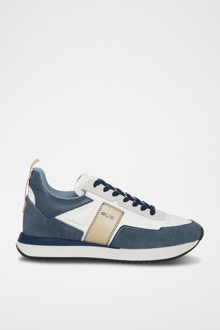 Sneakers Sean - Branco e azul