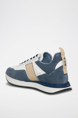 Sneakers Sean - Branco e azul