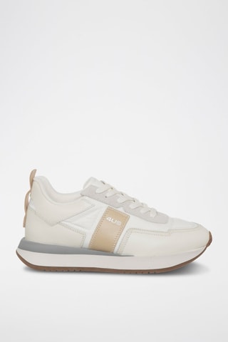 Sneakers Sean - Branco e bege