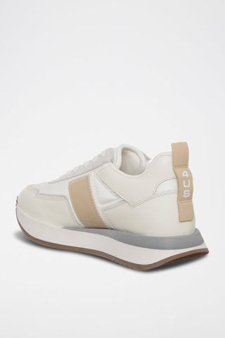Sneakers Sean - Branco e bege