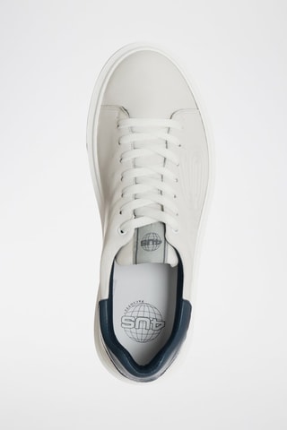 Sneakers Branco e azul-marinho