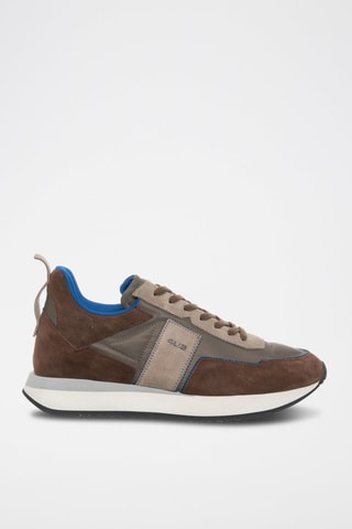 Sneakers em couro Azul-marinho