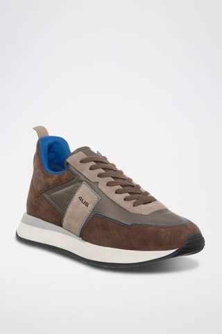Sneakers em couro Azul-marinho