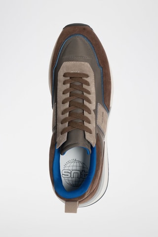 Sneakers em couro Azul-marinho