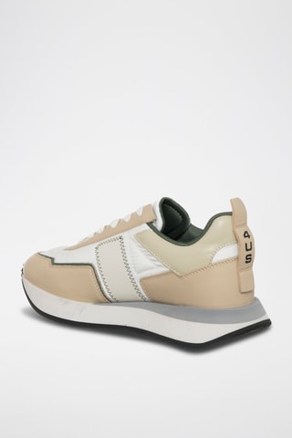 Sapatilhas em couro  Susan -  Branco