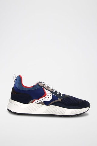 Sneakers de couro vitelo Club Voile Blanche - Azul-marinho
