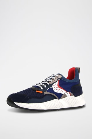 Sneakers de couro vitelo Club Voile Blanche - Azul-marinho