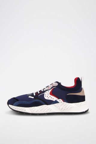 Sneakers de couro vitelo Club Voile Blanche - Azul-marinho